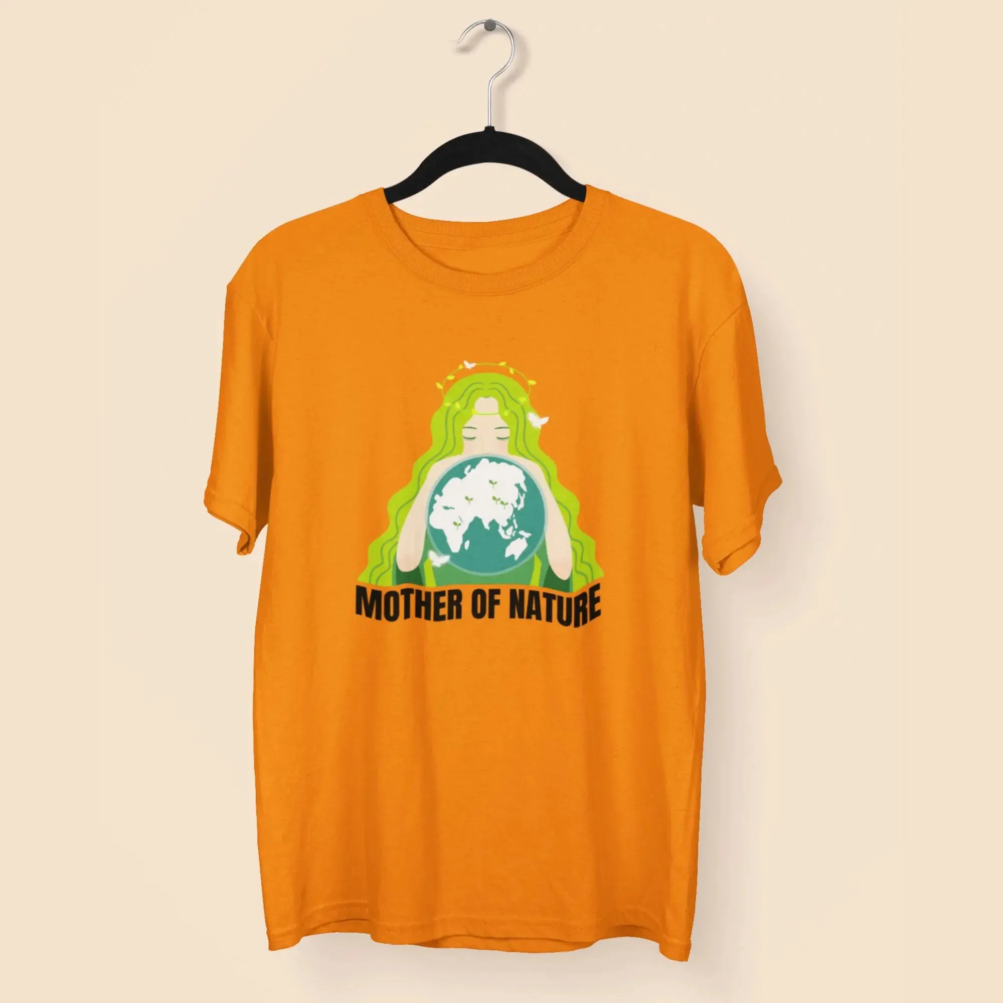 Mother Of Nature Round Neck Half Sleeve Classic T-Shirt