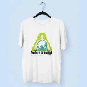Mother Of Nature Round Neck Half Sleeve Classic T-Shirt
