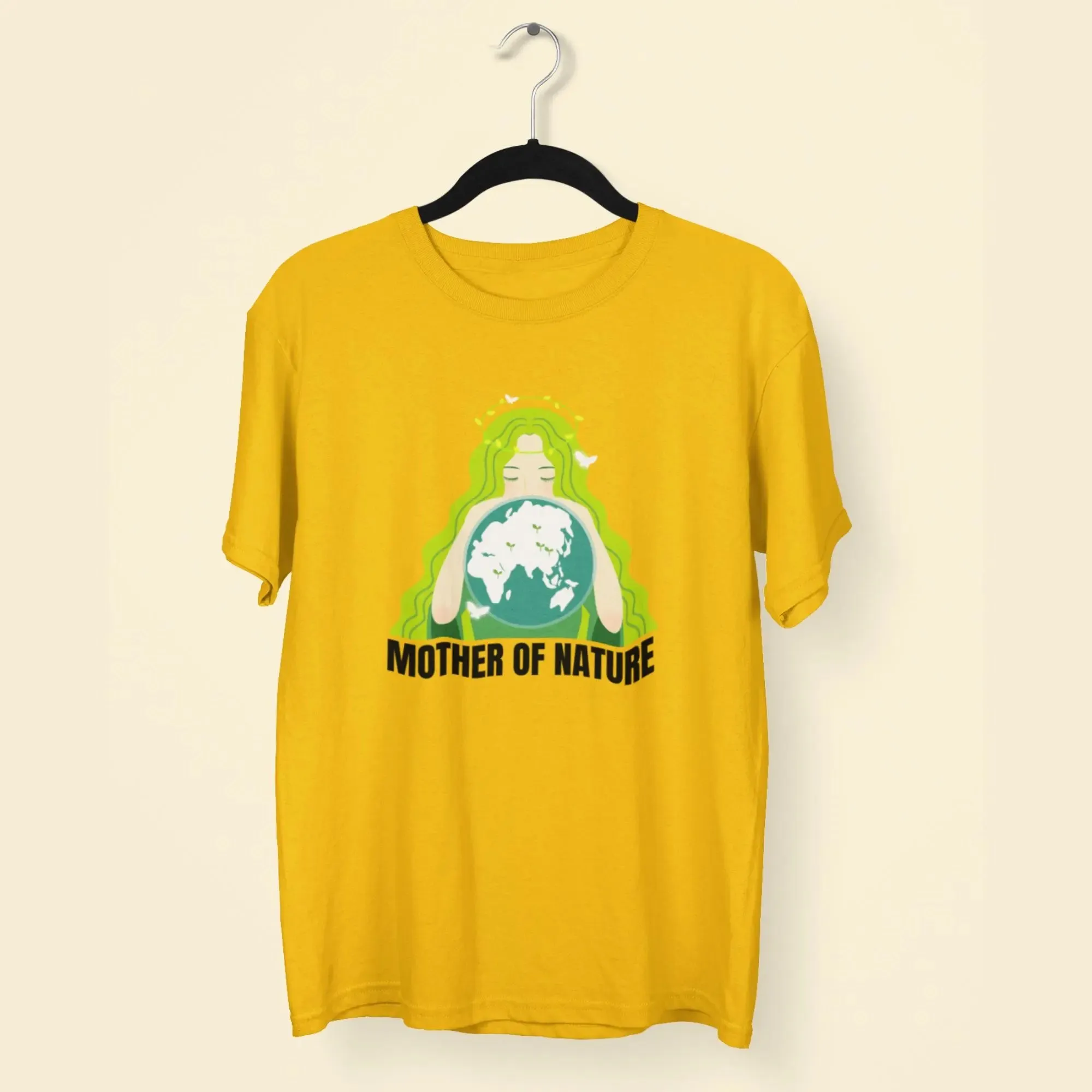 Mother Of Nature Round Neck Half Sleeve Classic T-Shirt