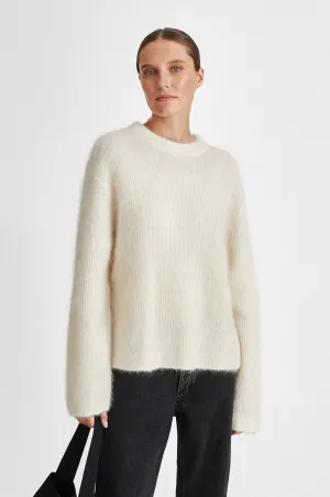 NELLY SWEATER - WHITE