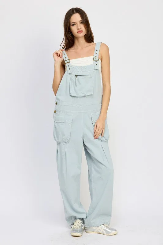 OVERSIZED CARGO OVERALL JUMPSUIT