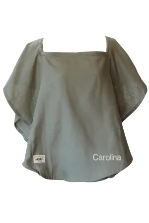 Personalized Organic Nursing Cover Olive Oval