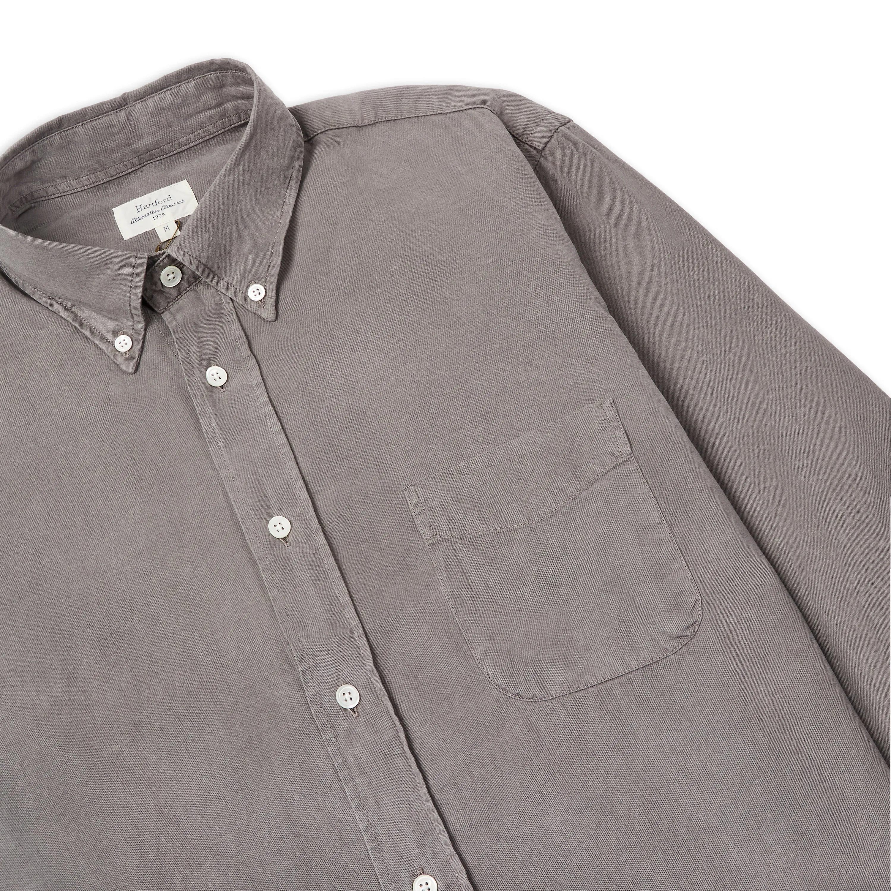 Pitt Pat Button Down Shirt -  Vert De Gris