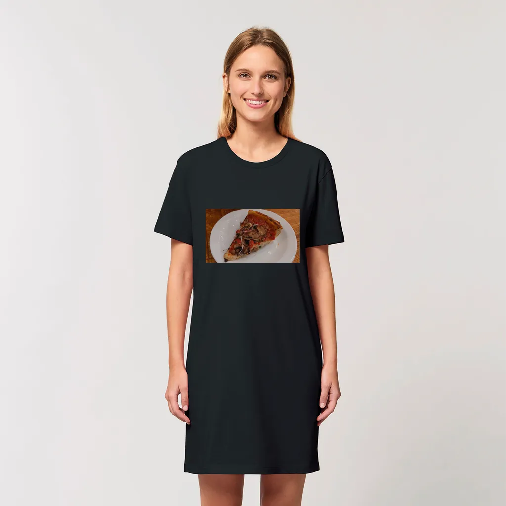 PizzaonPlate Organic T-Shirt Dress