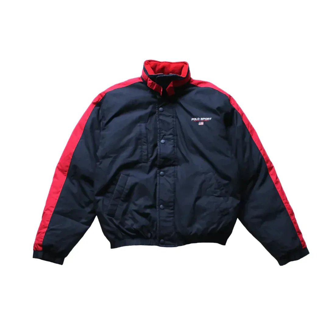 POLO SPORT SPELLOUT PUFFER JACKET  (S)
