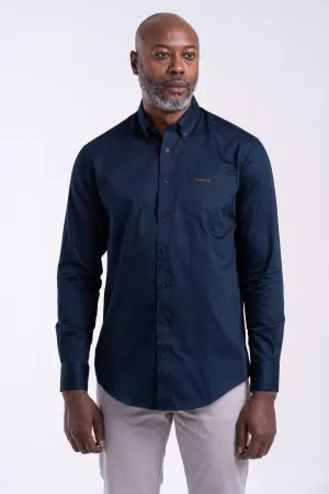 Pringle Navy LS Shirt Classic Regular Fit