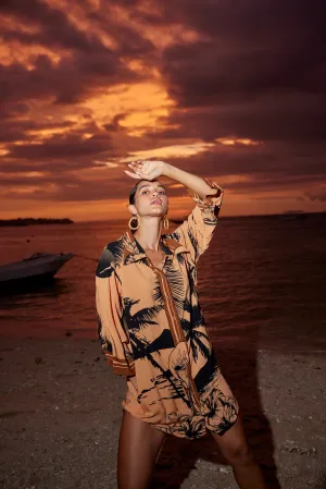 Print Shirtdress