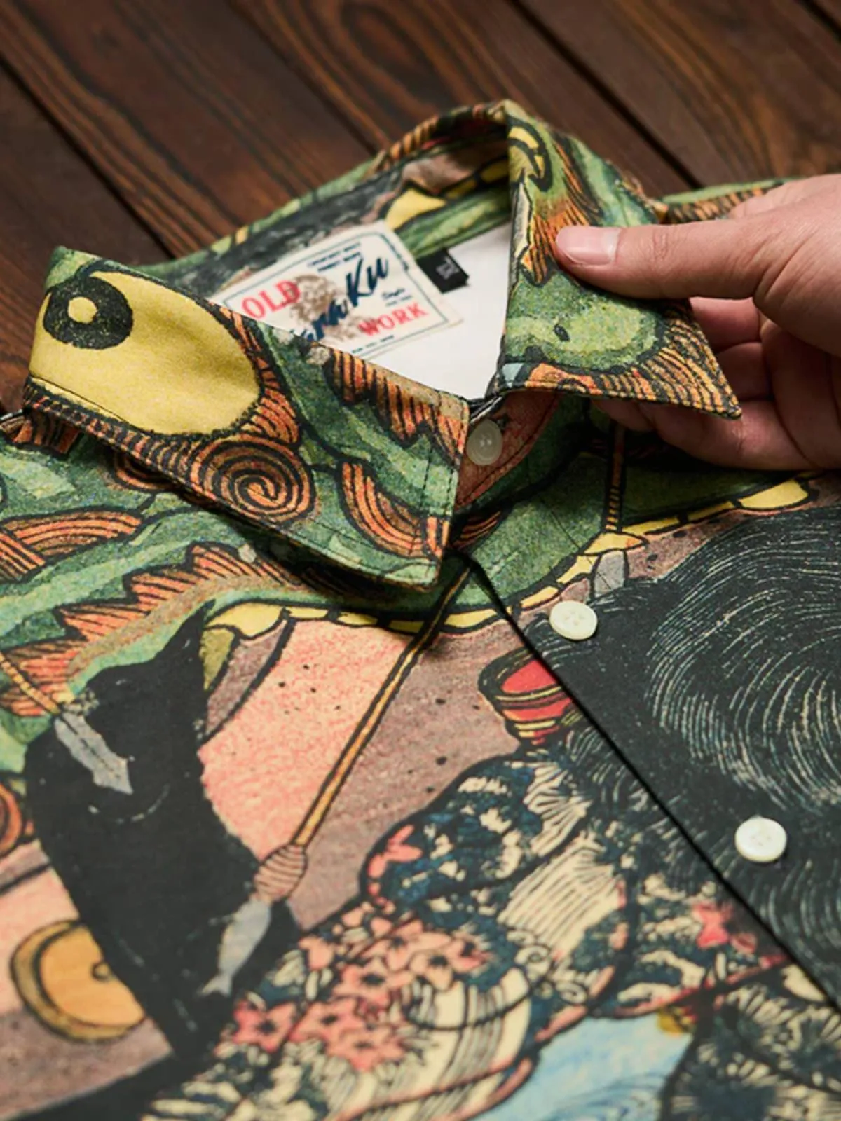 "Outlaws of the Marsh: Zhang Shun" Ukiyo-e Print Shirt
