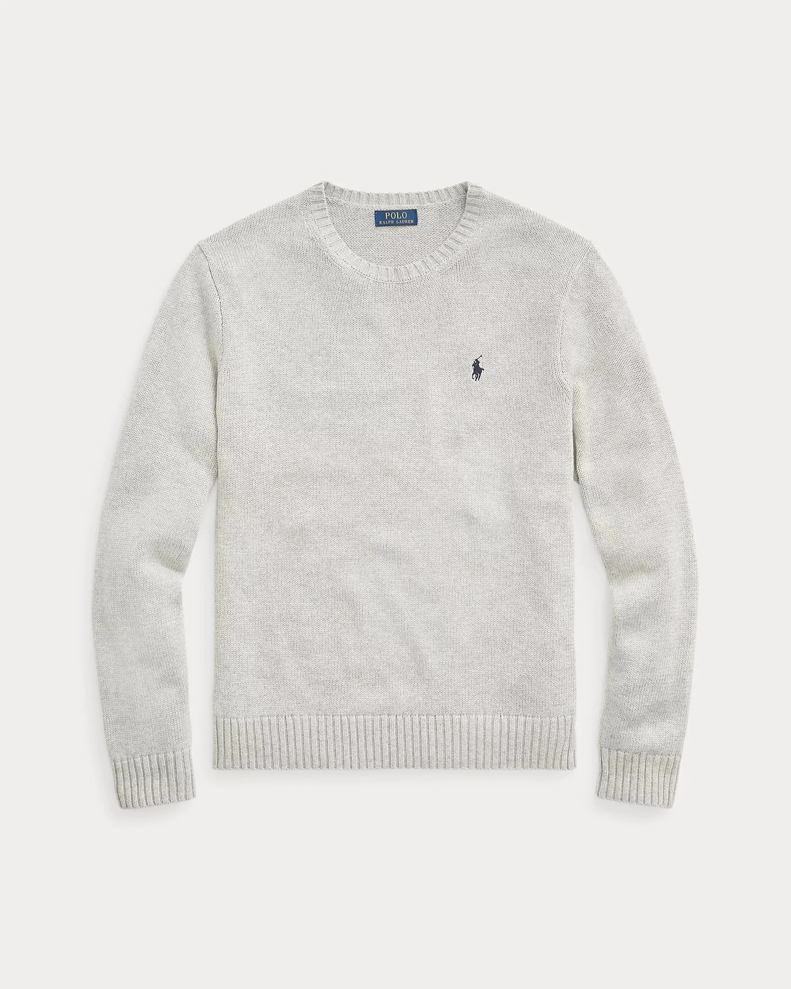 Ralph Lauren Cotton Crewneck Jumper | Grey