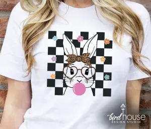 Retro Bunny Shirt, Cute Easter Graphic Tee