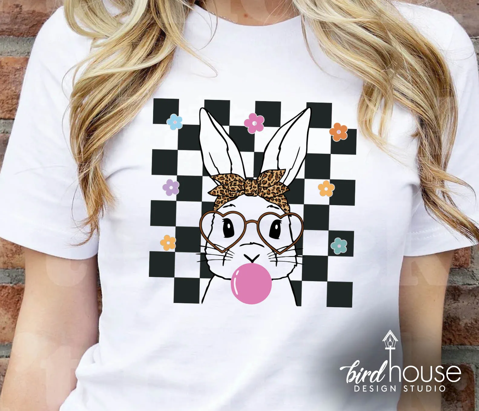 Retro Bunny Shirt, Cute Easter Graphic Tee