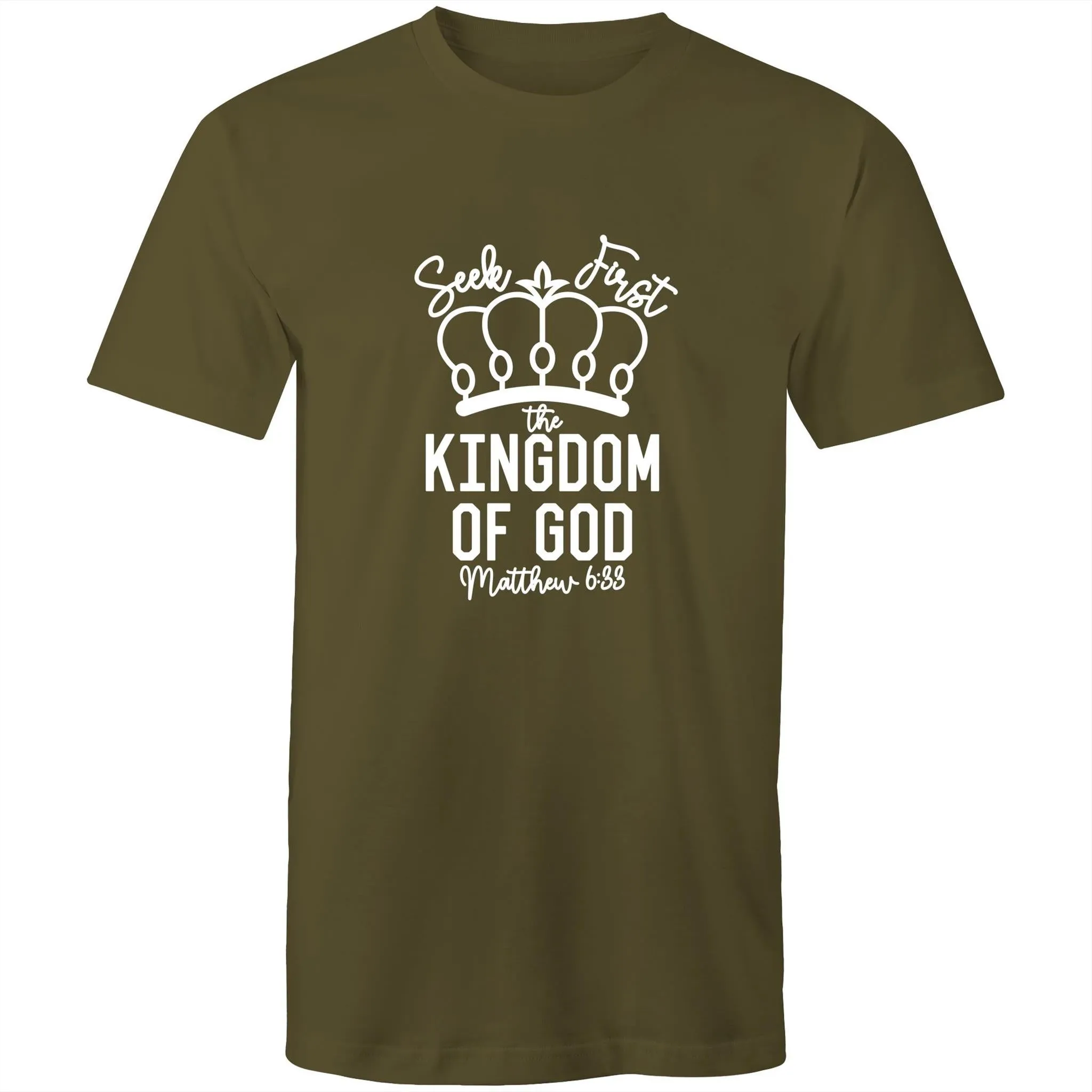 Seek First the Kingdom of God Men's T-Shirt