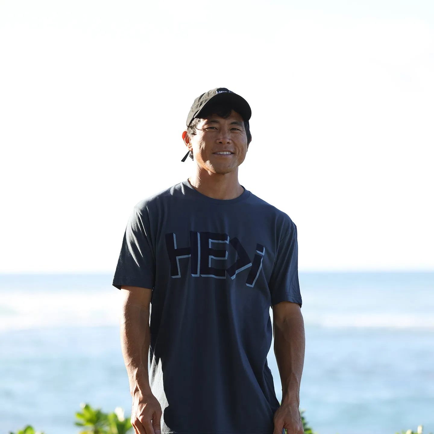 SHADOW TEE IN INDIGO