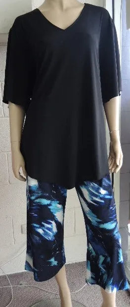 Shelz Printed Stretch Culottes (sizes 14 - 34)