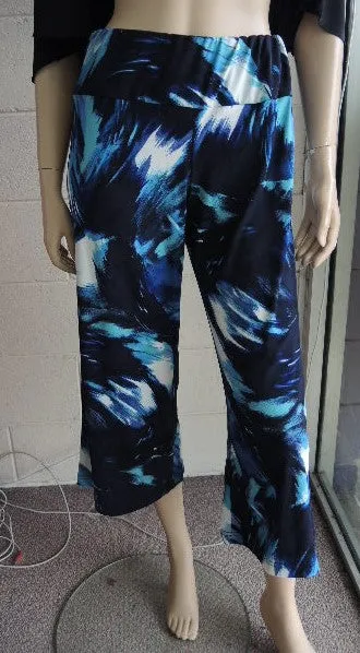 Shelz Printed Stretch Culottes (sizes 14 - 34)