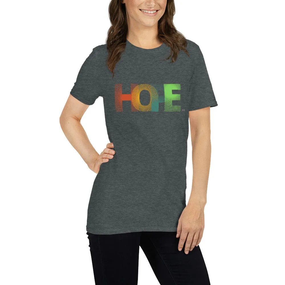 Short-Sleeve Women Soft T-Shirt HOPE Design by IOBI Original Apparel