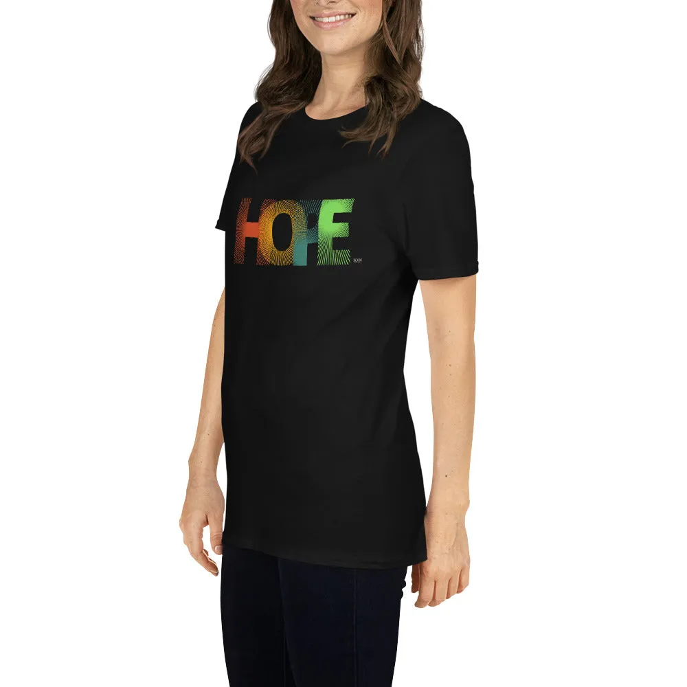 Short-Sleeve Women Soft T-Shirt HOPE Design by IOBI Original Apparel