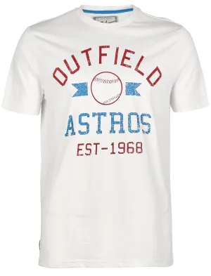 South Shore Outfield Cotton T-shirt in Egg Shell