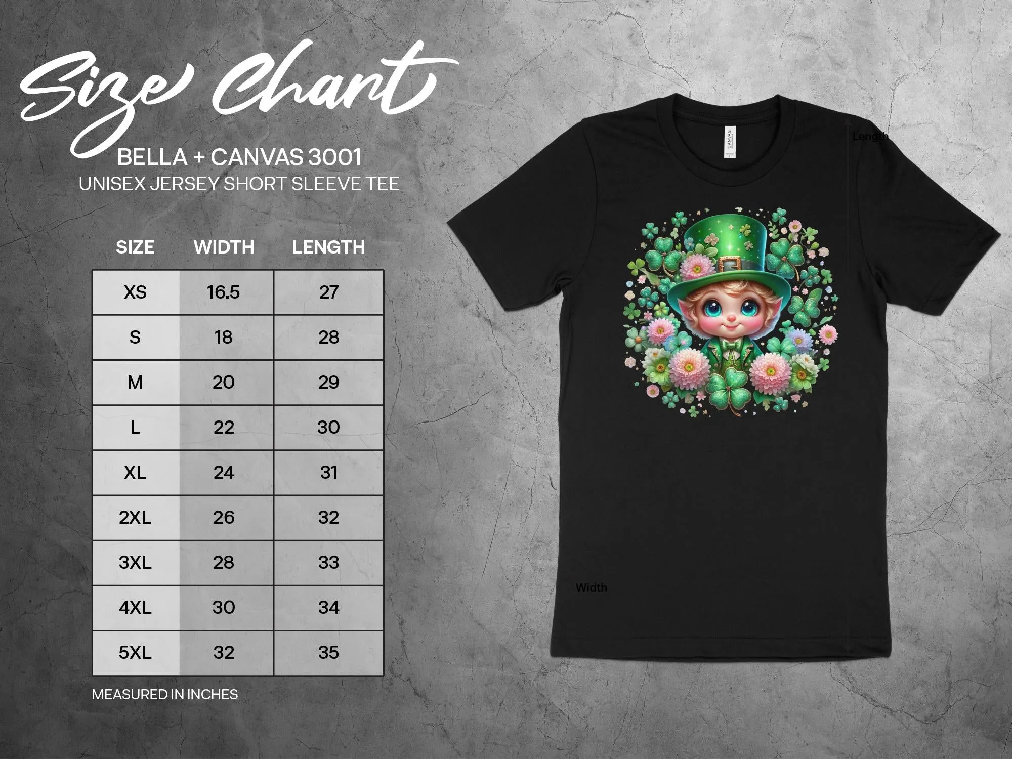 St. Patrick's Day T-Shirt, Cute Leprechaun and Clovers Graphic Tee, Unisex Irish Themed Shirt