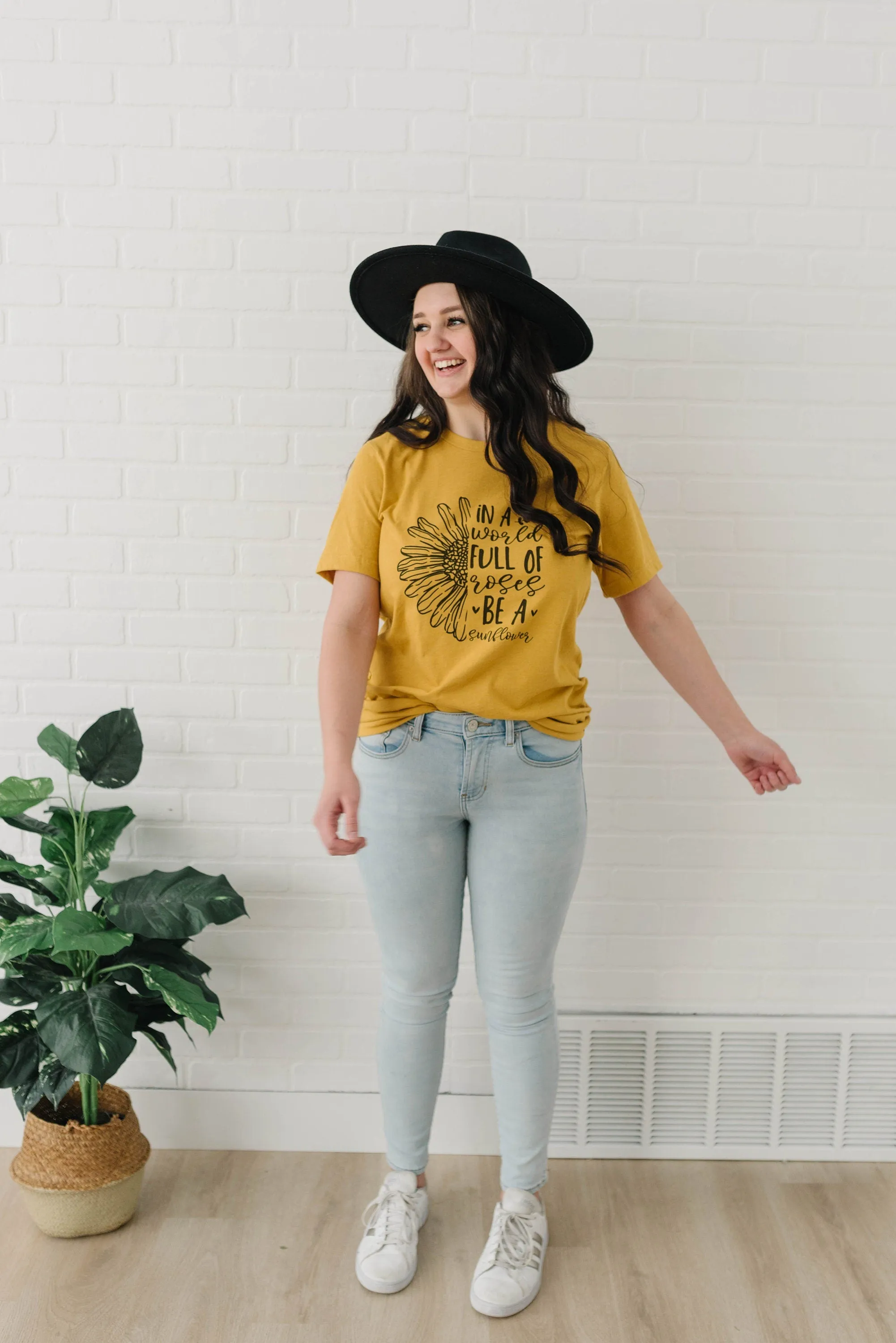 Sunflower Shirt, sunflower tee, flower shirt, sunflower gift for her, garden shirt, summer shirt