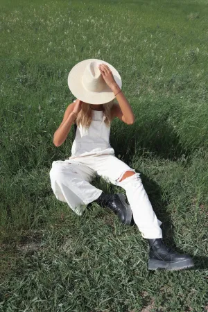Super Slouchy Overall | Warm White