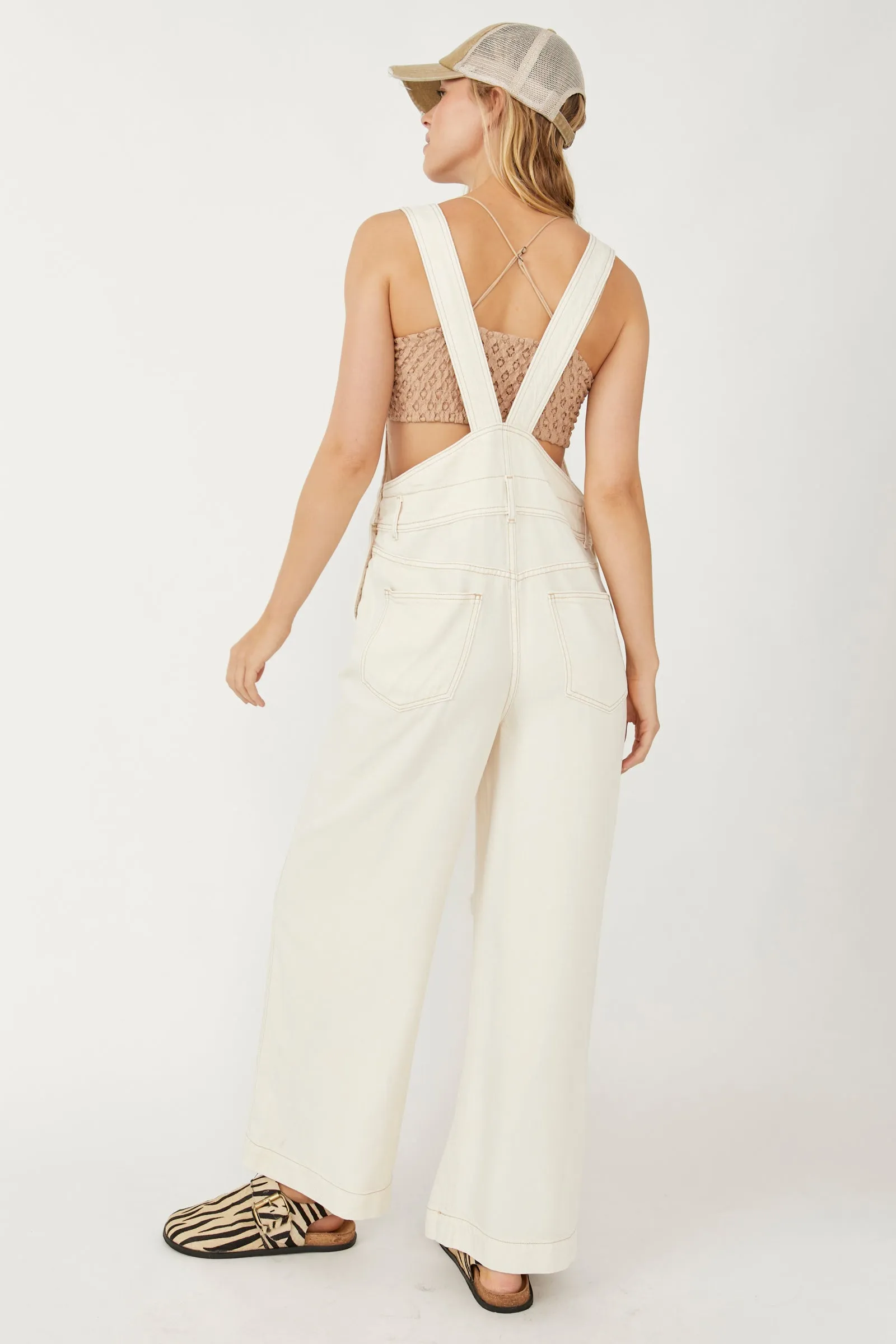 Super Slouchy Overall | Warm White