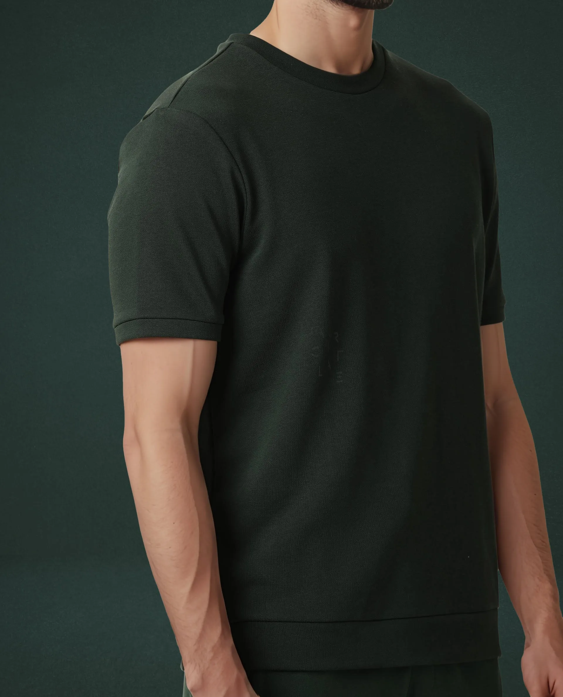 Sweat Tee Mountain Green Men