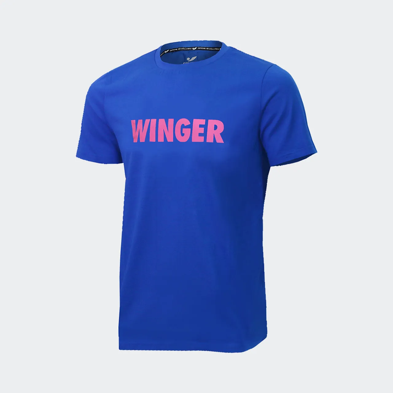 T-shirt Winger Concave Soccer Tee - Blue / Neon Pink