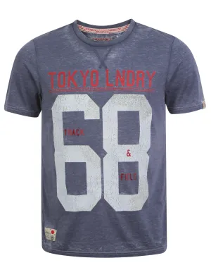 Tokyo Laundry Edwin navy blue t-shirt