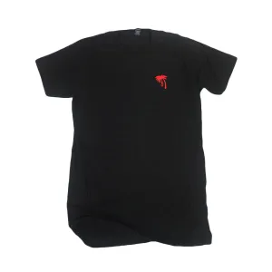 Trophy Eyes Embroidered Palm Tree Noose Black