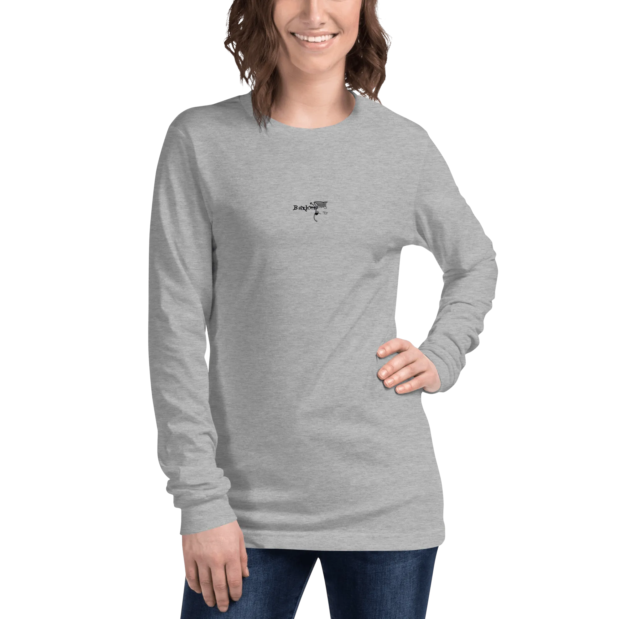 Unisex 'Barker Logo' Long Sleeve Tee