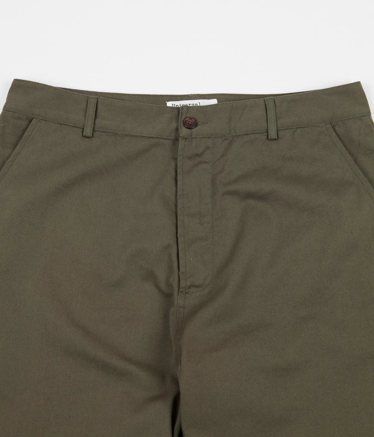 Universal Works Military Chinos - Light Olive