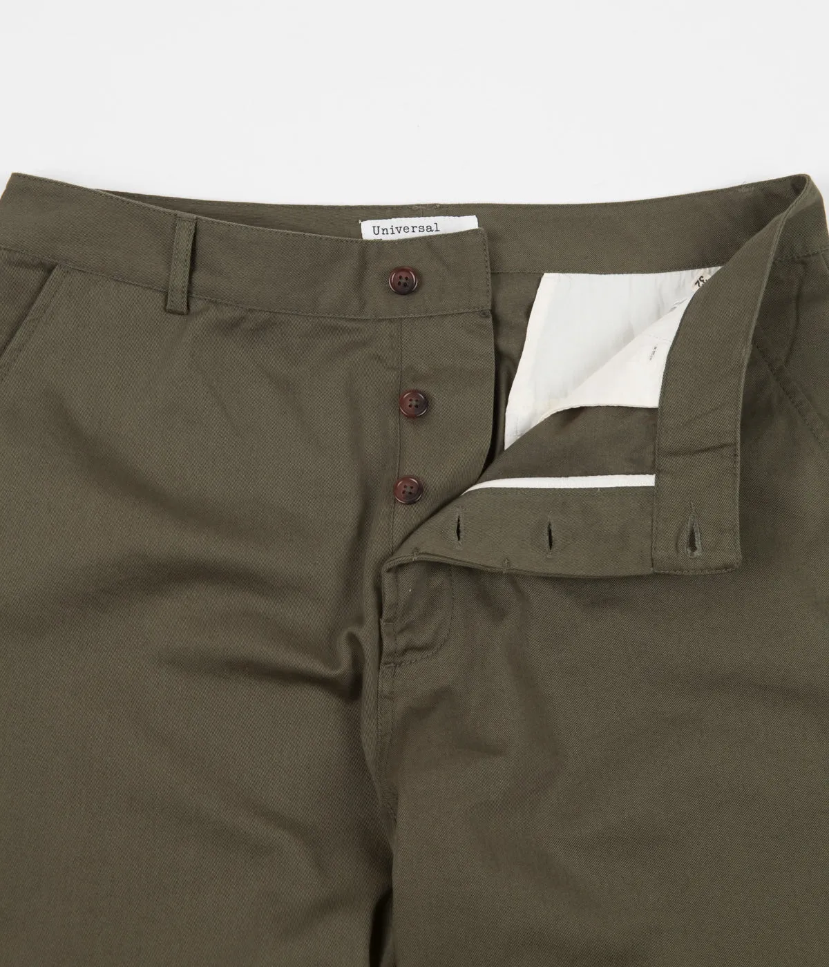 Universal Works Military Chinos - Light Olive