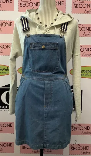 Vintage Next Level Denim Overall Dress (S)