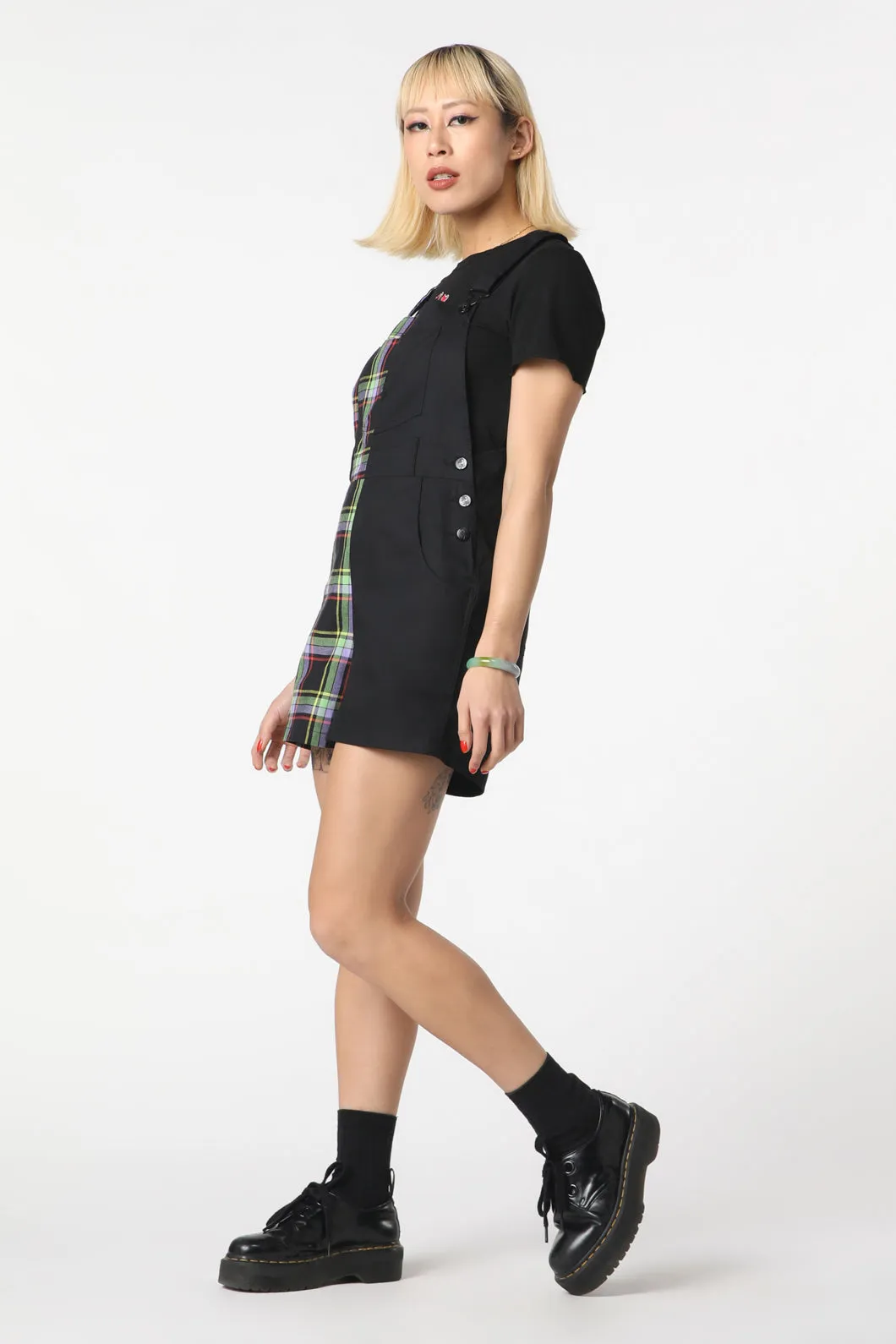 Vivid Tartan Goth Overall