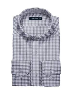 WHITE CHECK SHIRT