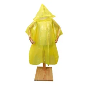 Yellow Kids Poncho - One Size Fits Most