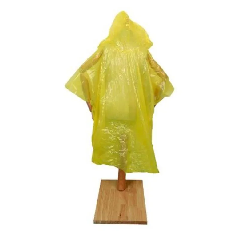 Yellow Kids Poncho - One Size Fits Most